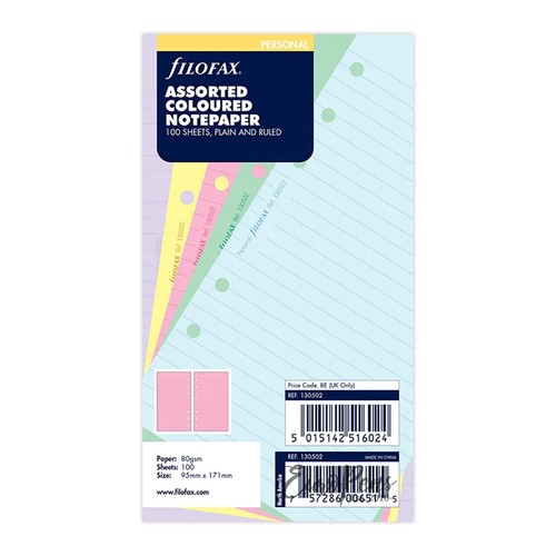 Filofax insert personal - insert,