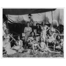 Old West Klondike Brothel Girls 5x7 4x6 Photo of Soiled Dove Sex Worker Women