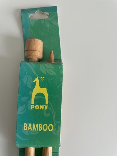 Pony 8mm bamboo knitting