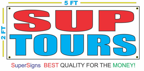 Sup tours banner - banner, 2x5