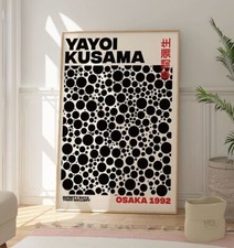 Yayoi Kusama Black Dot Pattern