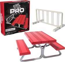 Tech Deck, Pro Series Daily Grind Pack 2.0 with Picnic Table and Bike Rack;... 