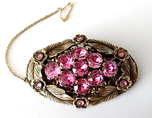 Vintage czech brooch - czech,