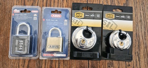 Padlocks job lot abus - -,