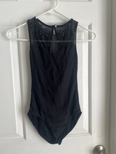 Wear Moi Leotard Black Floral