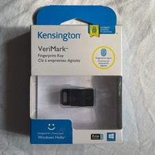 Kensington VeriMark K67977WW USB Windows Hello U2F Fingerprint Reader