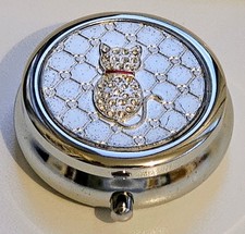 Vintage Leonardo Collection 'Cat' Pill Box