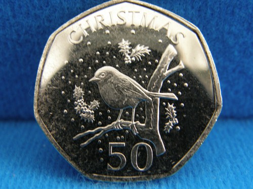 Gibraltar 2009 christmas 50p - gibraltar,