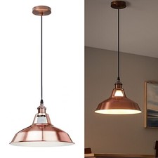 Ceiling Pendant Light Fitting Copper Industrial Vintage Suspension E27 Lighting