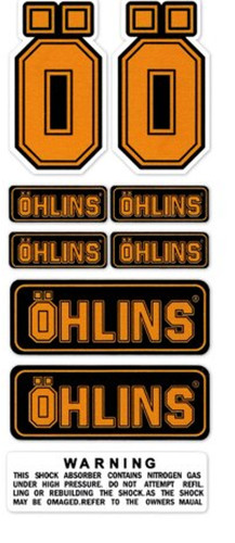 Motorcycle sticker decal sheet - decal,