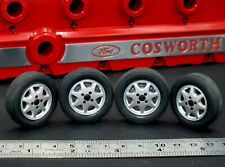 1:18 MCG MK3 Ford Escort RS TURBO RS7 SEVEN SPOKE WHEELS SET MODIFIED TUNING S1