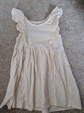 Cream Frilly Collar Dress