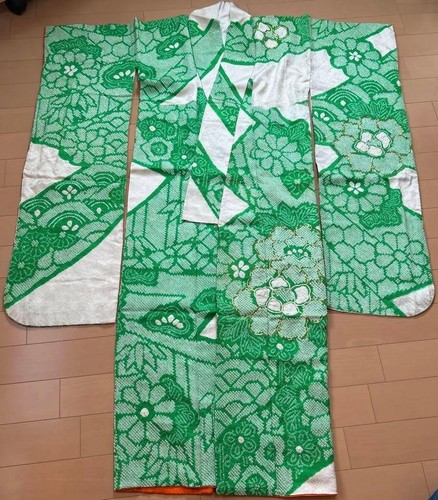 Furisode kimono genuine - kimono,