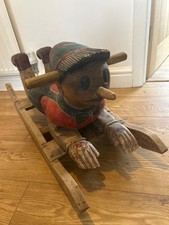 Antique Childs Pinocchio Rocking Chair vintage, bought at auction