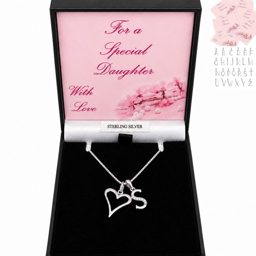 925 silver letter necklace - 925, in
