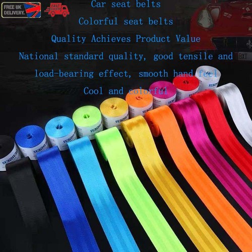 Car seat belt webbing - 3.6m,