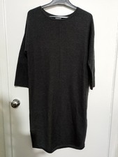Excellent Condition Jigsaw Women's Jumper Dress Size S (Dark / Charcoal Grey)