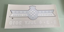 GOODWOOD Festival of Speed - Interior Window Sticker 2010 - Unused 21.5 x 10.5cm