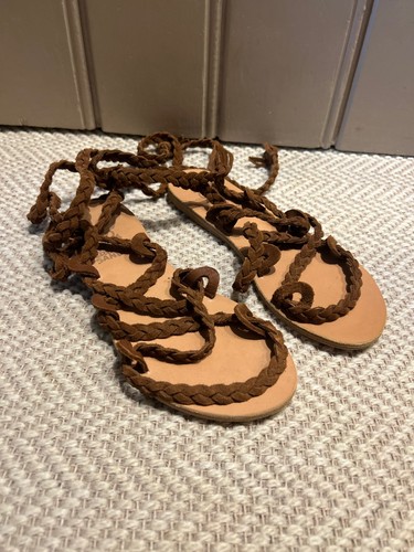Ancient greek sandals bnwt - greek,
