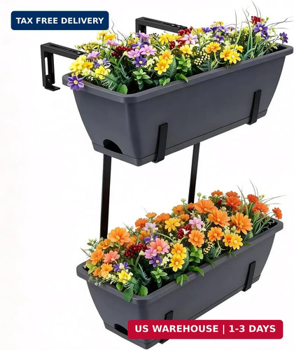 Balcony planters railing - planters,