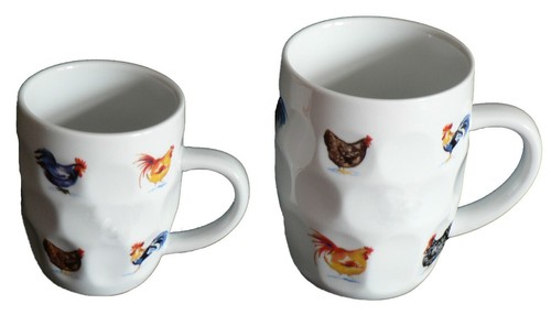 Chicken ceramic dimple