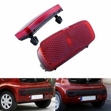 Rear Bumper Reflector Red Lens For Peugeot 107 206 607 Citroen C1 C5 Fiat Scudo