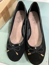 Soleflex black real leather size 5 shoes