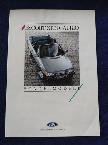 Ford escort xr3i convertible - escort,