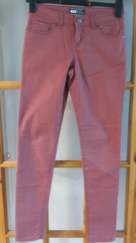 Brick red skinny jeans 8 - skinny,