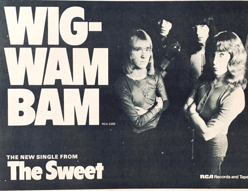 Sweet 1972 advert wig - sweet,