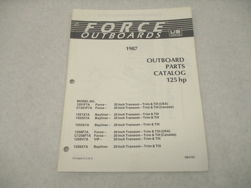 Ob4101 outboard parts catalog - ob4101,