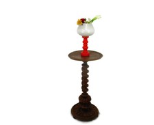 Hand Carved Wood Barley Twist