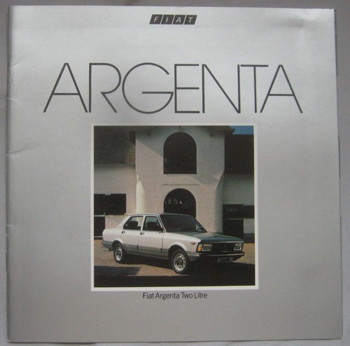 1982 fiat argenta two - fiat,