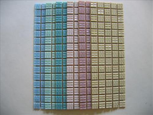 Pastel mosaic tile mix pack - ,