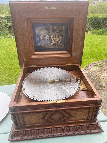 Antique german polyphon disc - antique,