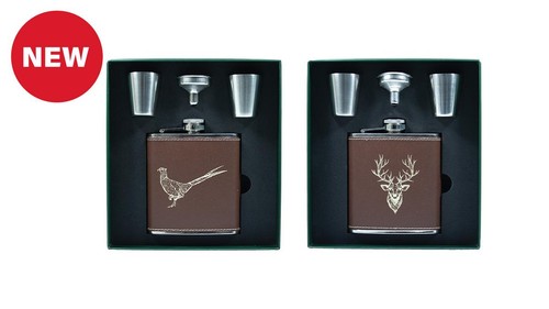 Bisley leather 6oz - hip, flask