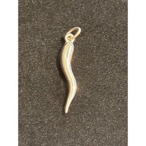 Sterling silver italian horn - italian,