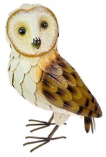 Large Handcrafted Metal Owl