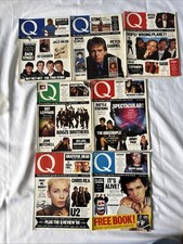 Q Magazine x 7 bundle 1988