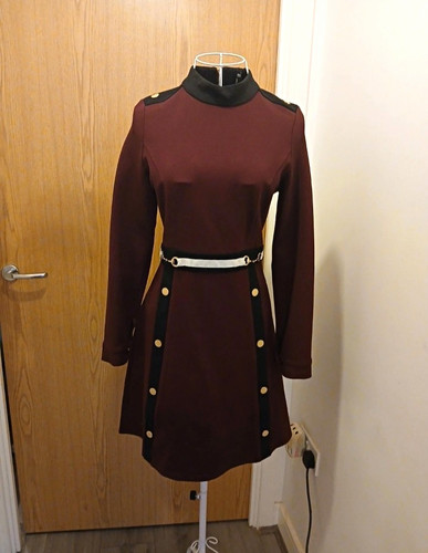 Karen millen burgundy black - millen, burgundy/black