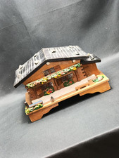 Swiss Chalet Jewelry Box w/ Spinning Ballerina Vintage Working 