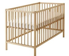 Baby bed with mattress