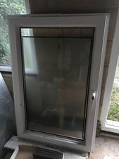 BATHROOM WINDOW FRAME, GLASS, BORDER