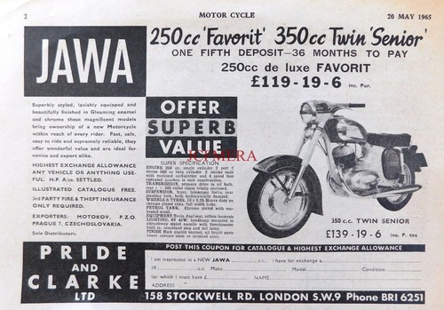 Jawa 350cc twin - jawa, senior'