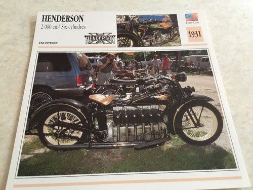 Henderson motorcycle 2000 6 - 2000, cc