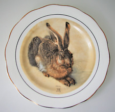 Albrecht Durer Plate The Hare 8" Decorative Bone China Painted Albrecht Dürer
