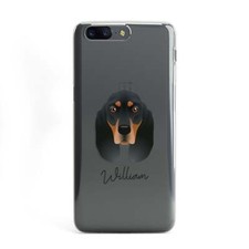 Black and Tan Coonhound Personalised OnePlus Case for OnePlus Phones