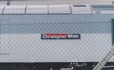 PHOTO  NAMEPLATE CLASS 60 LOCO NO 60003 CHRISTOPHER WREN