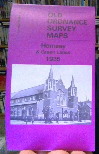 Map hornsey green lanes - of,