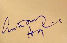 ANTHONY HOPKINS HANNIBAL LECTOR THE FATHER A BRIDGE TOO AUTOGRAPH Signed POW#99